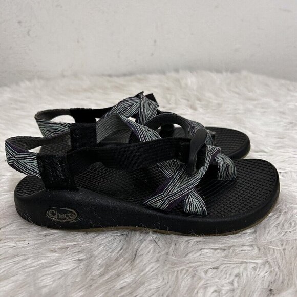 Chaco Women’s Sandals ZX2 Yampa Pixel Weave Slingback Toe-Loop J103426 Sz 6 Blue - Picture 4 of 12